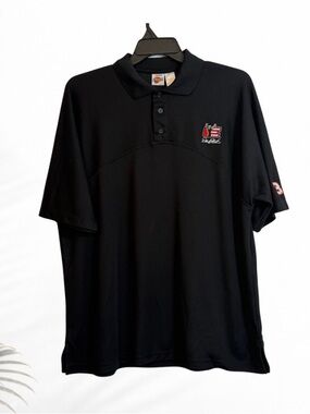 Dale Earnhardt Sr NASCAR #3 Winners Circle Black Polo Shirt XL
